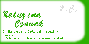 meluzina czovek business card